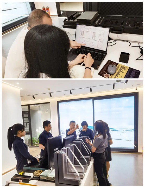 精準幫扶·賦能新店丨奧迪斯門窗新店開業迎浪潮