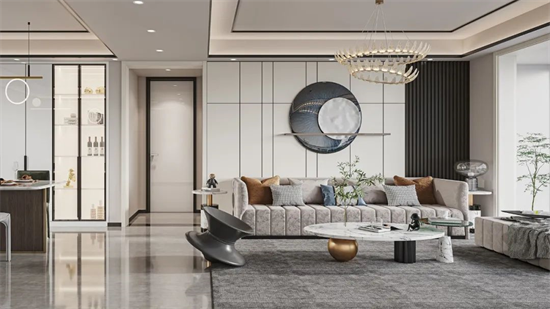 門業—門墻柜一體化，為您同色定制家!