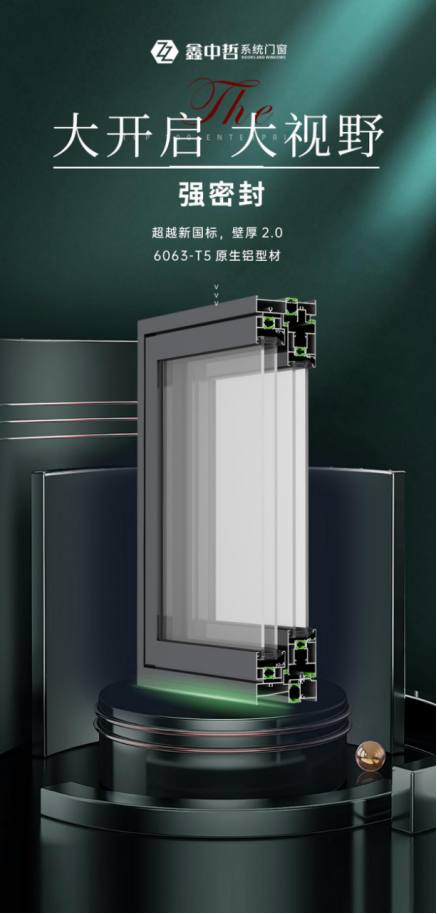 大開啟，大視野，極致密封——鑫中哲側壓窗，締造品質家居新標桿