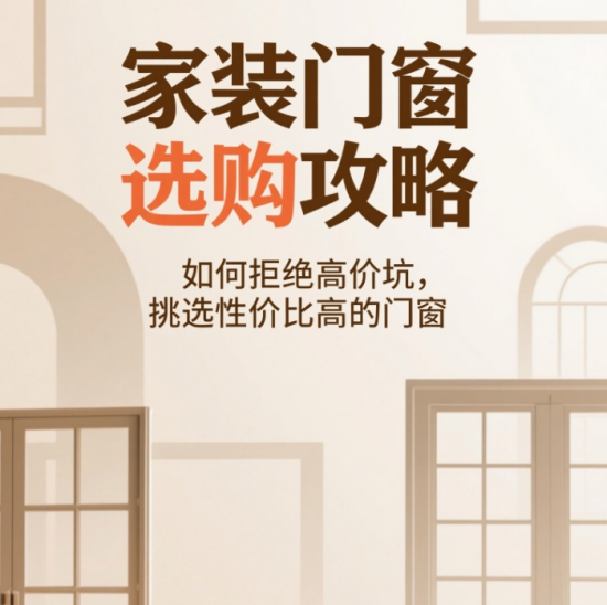 家裝門窗選購攻略：如何拒絕高價坑，挑選性價比高的門窗