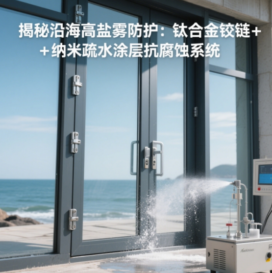 揭秘沿海高鹽霧防護：鈦合金鉸鏈+納米疏水涂層抗腐蝕系統(tǒng)