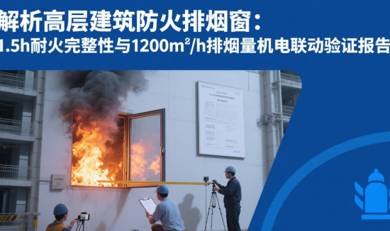解析高層建筑防火排煙窗：1.5h耐火完整性與1200m3/h排煙量機電聯(lián)動驗證報告