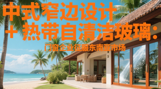 中式窄邊設計+熱帶自清潔玻璃：著名門窗品牌企業如何征服東南亞市場