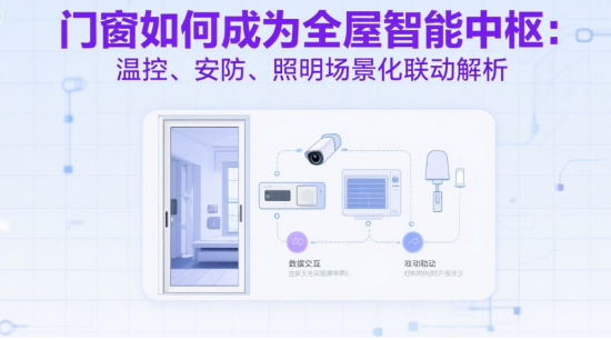 著名門窗品牌如何成為全屋智能中樞：溫控、安防、照明場景化聯動解析