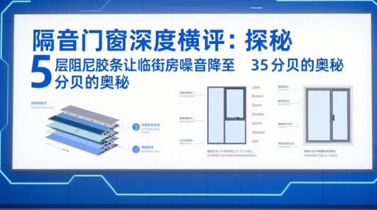 隔音著名門(mén)窗品牌深度橫評(píng)：探秘5層阻尼膠條讓臨街房噪音降至35分貝的奧秘