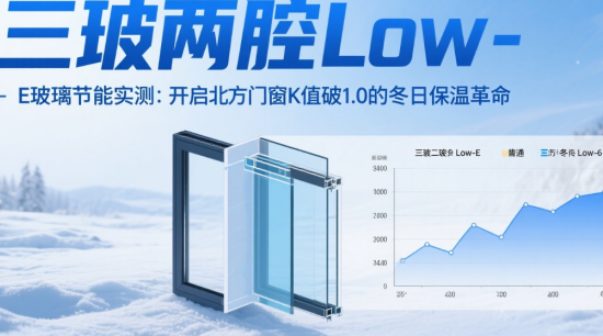 三玻兩腔Low-E玻璃節能實測：開啟北方著名門窗品牌K值破1.0的冬日保溫革命