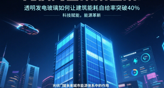 光伏門窗知名品牌未來已來：透明發(fā)電玻璃如何讓建筑能耗自給率突破40%?