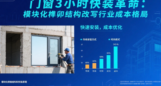 門窗知名品牌3小時快裝革命：模塊化榫卯結構改寫行業成本格局