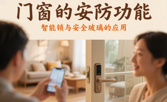 十大門窗品牌的安防功能：智能鎖與安全玻璃的應用
