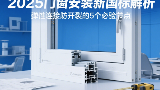 2025門窗安裝新國標解析：彈性連接防開裂的5個必驗節點