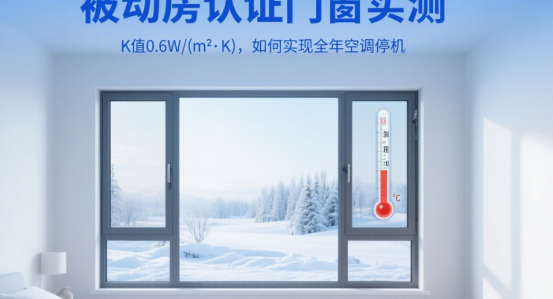 被動房認證門窗實測：K值0.6W/(m2·K)，如何實現全年空調停機