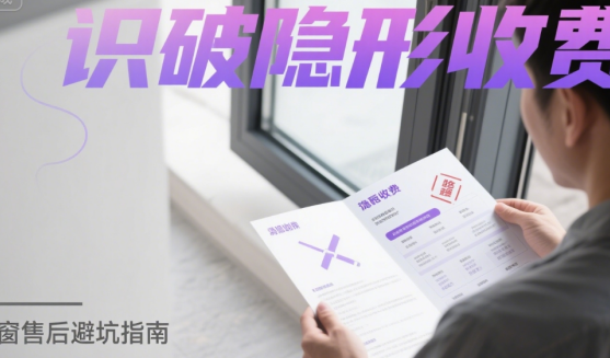 終身保修藏雷手冊!門窗售后5大隱形收費預警