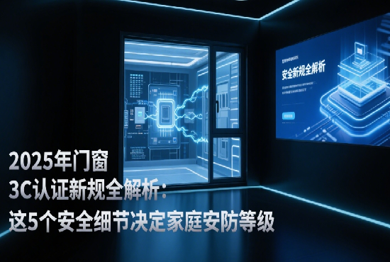 2025年門窗3C認證新規全解析：這5個安全細節決定家庭安防等級