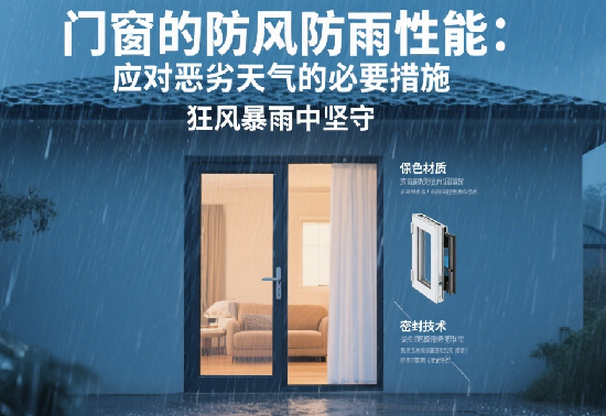 門窗的防風防雨性能：應對惡劣天氣的必要措施