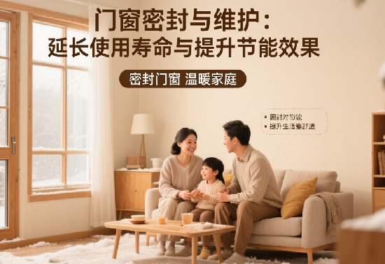 門窗密封與維護：延長使用壽命與提升節能效果
