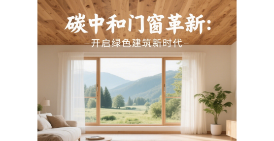 碳中和品牌門窗革新：開啟綠色建筑新時代