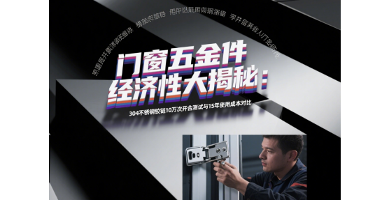 品牌門窗五金件經(jīng)濟性大揭秘：304不銹鋼鉸鏈10萬次開合測試與15年使用成本對比