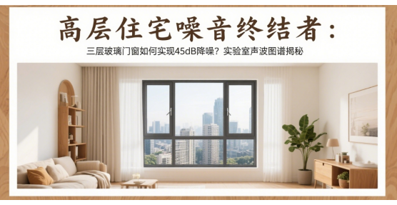 高層住宅噪音終結者：三層玻璃品牌門窗如何實現45dB降噪?實驗室聲波圖譜揭秘