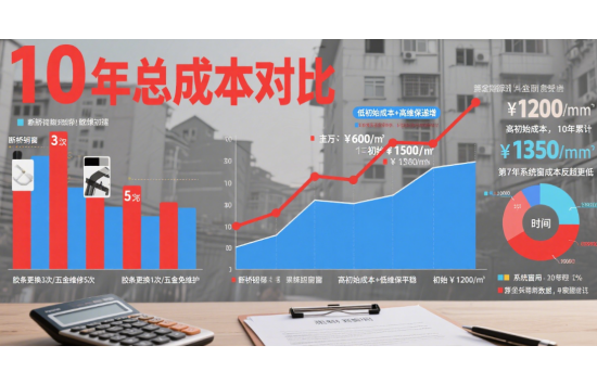 老舊小區改造：斷橋鋁窗vs系統窗，誰贏在10年維保成本?