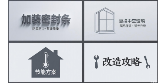 老舊門(mén)窗品牌改造方案：加裝密封條、更換中空玻璃的節(jié)能升級(jí)攻略